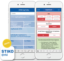 Smartphones mit RKI-App
