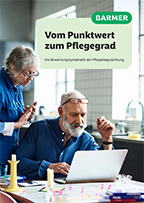 Titelbild der Broschüre Vom Punktwert zum Pflegegrad