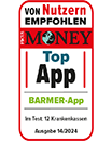 Focus Money Auszeichnung als Top-App