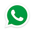 Icon WhatsApp: Sprechblase mit Telefonhörer