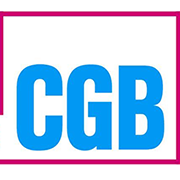 Das blaue Logo des CGB, des Christlicher Gewerkschaftsbund Deutschlands