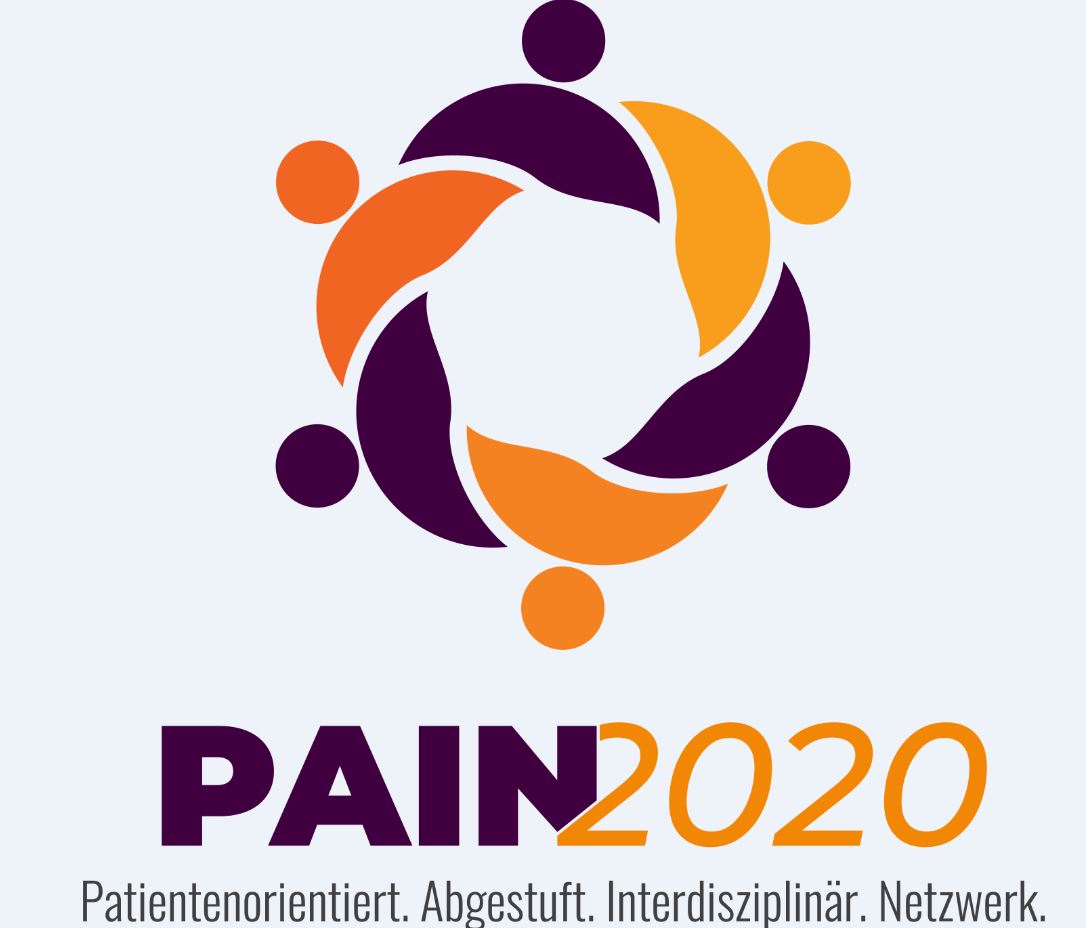 Logo: PAIN2020 -eine Initiative der Deutschen Schmerzgesellschaft und der Barmer