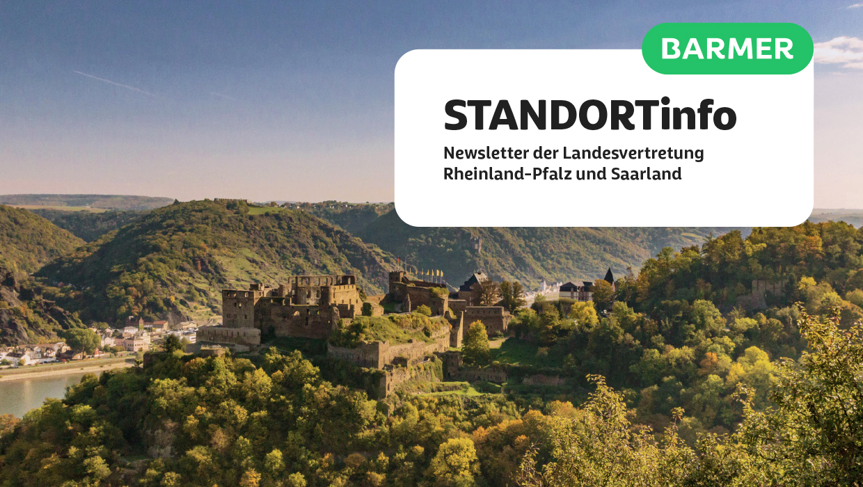 Der Mainzer Dom und Rheingoldhalle am Rhein