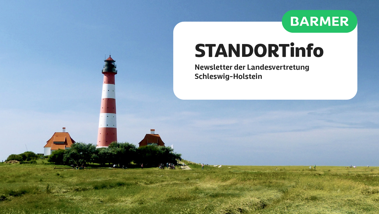 Schleswig-Holstein, Nordfriesland - Blick auf den Leuchtturm von Westerhever im Sommer