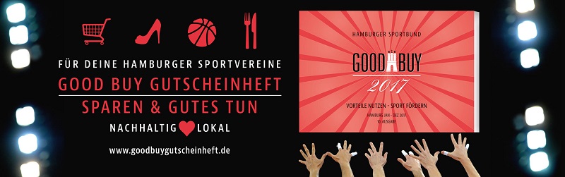 Banner des Gutscheinheftes Good Buy