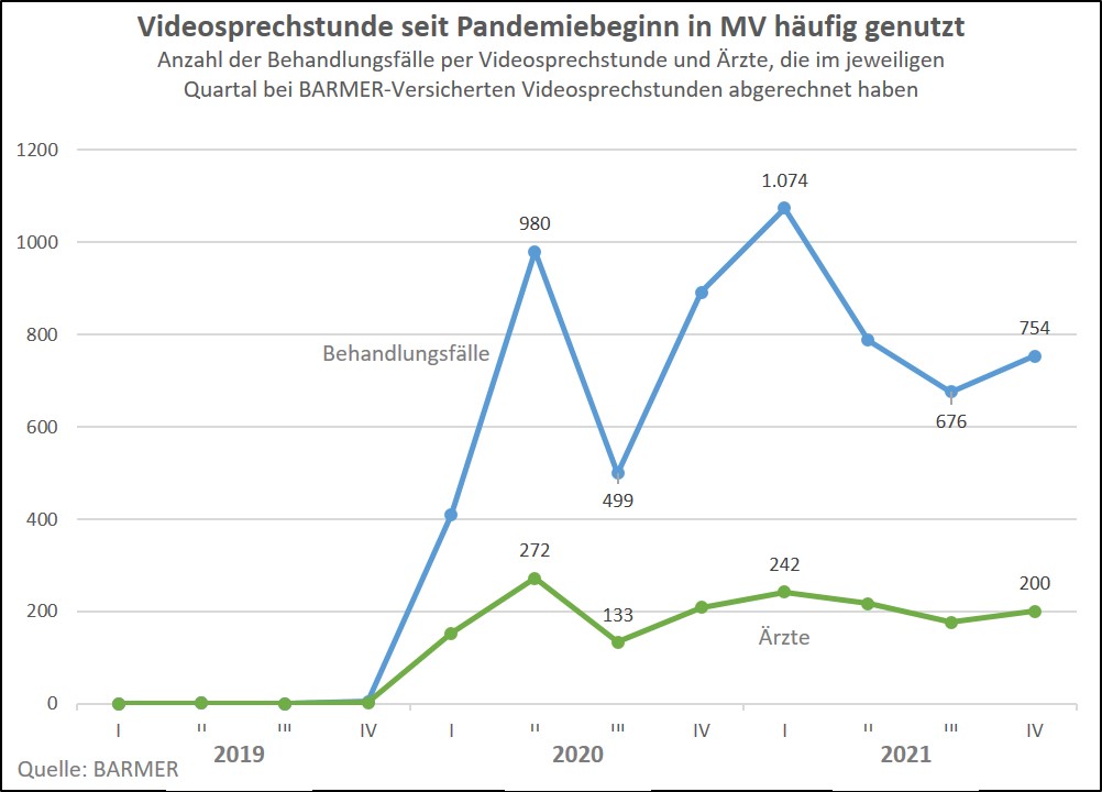 Behandlungsfälle Videosprechstunde