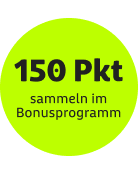 Badge über 150 Bonuspunkte bei CyberHealth