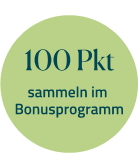 Badge 100 Bonuspunkte sammeln im Bonusprogramm