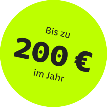 Bis zu 200 Euro im Jahr