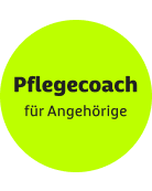 Badge zum Pflegecoach für Angehörige