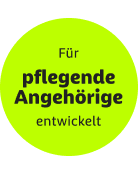 Badge Für pflegende Angehörige entwickelt