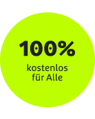Badge 100% kostenlos für Alle