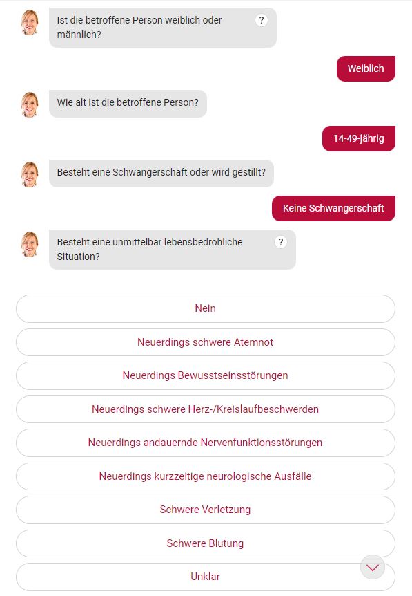 Digitaler Gesundheitslotse Chat