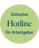 Badge Exklusive Hotline für Arbeitgeber