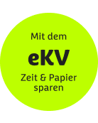 Mit dem eKV Zeit & Papier sparen
