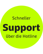 Schneller Support über unsere Hotline