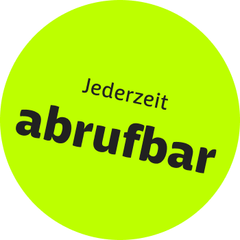 Jederzeit abrufbar 