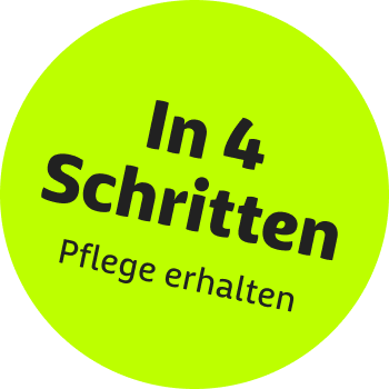 Badge In 4 Schritten Pflege erhalten