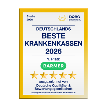 Siegel DQBG - Deutschlands beste Krankenkassen
