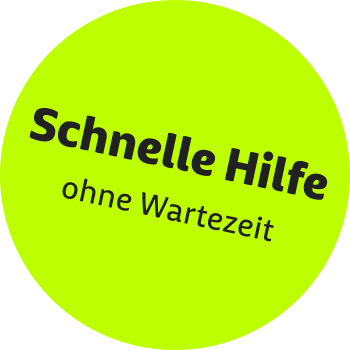 Schnelle Hilfe ohne Wartezeit