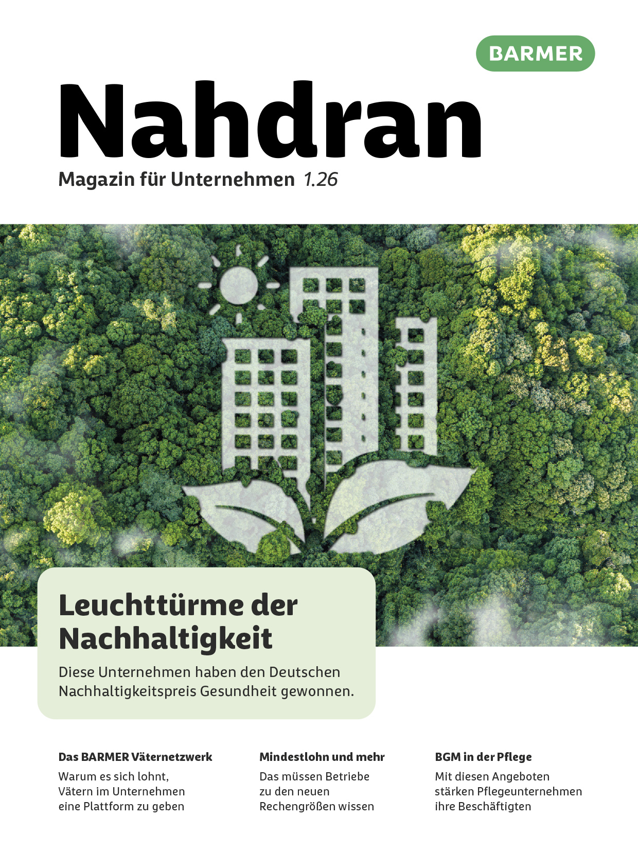 Titelbild der Nahdran Ausgabe 1/2026
