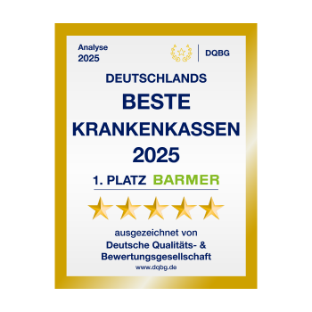 Siegel DQBG - Deutschlands beste Krankenkassen