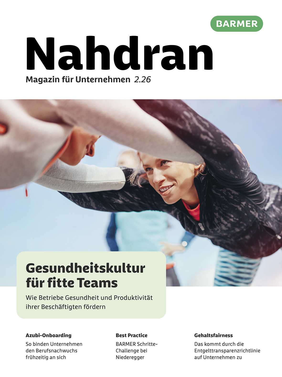Titelbild der Nahdran Ausgabe 2/2026