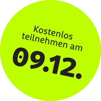Kostenlos teilnehmen am 09.12.