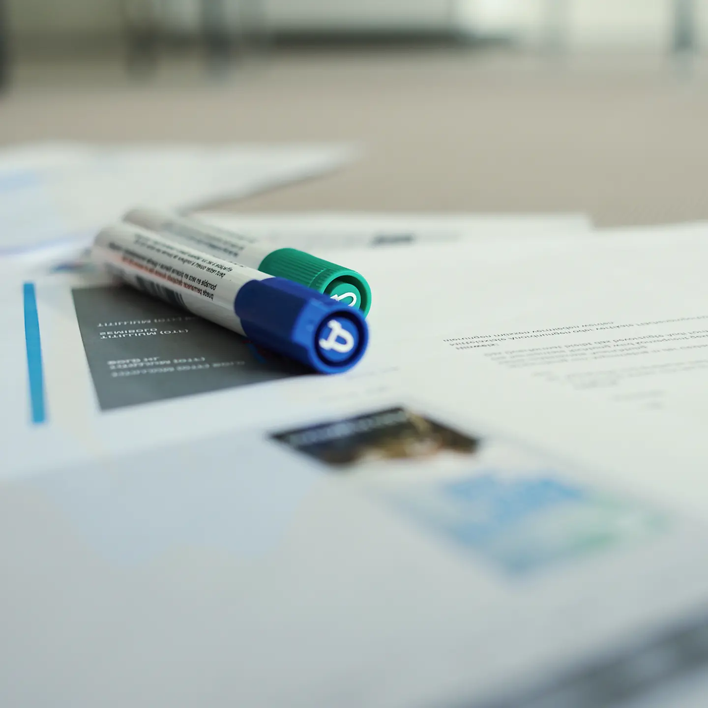 Abbildung von Informations-Material