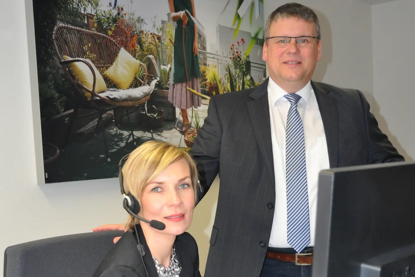 TGS-Leiter Markus Tempes und Katrin Kaschinski