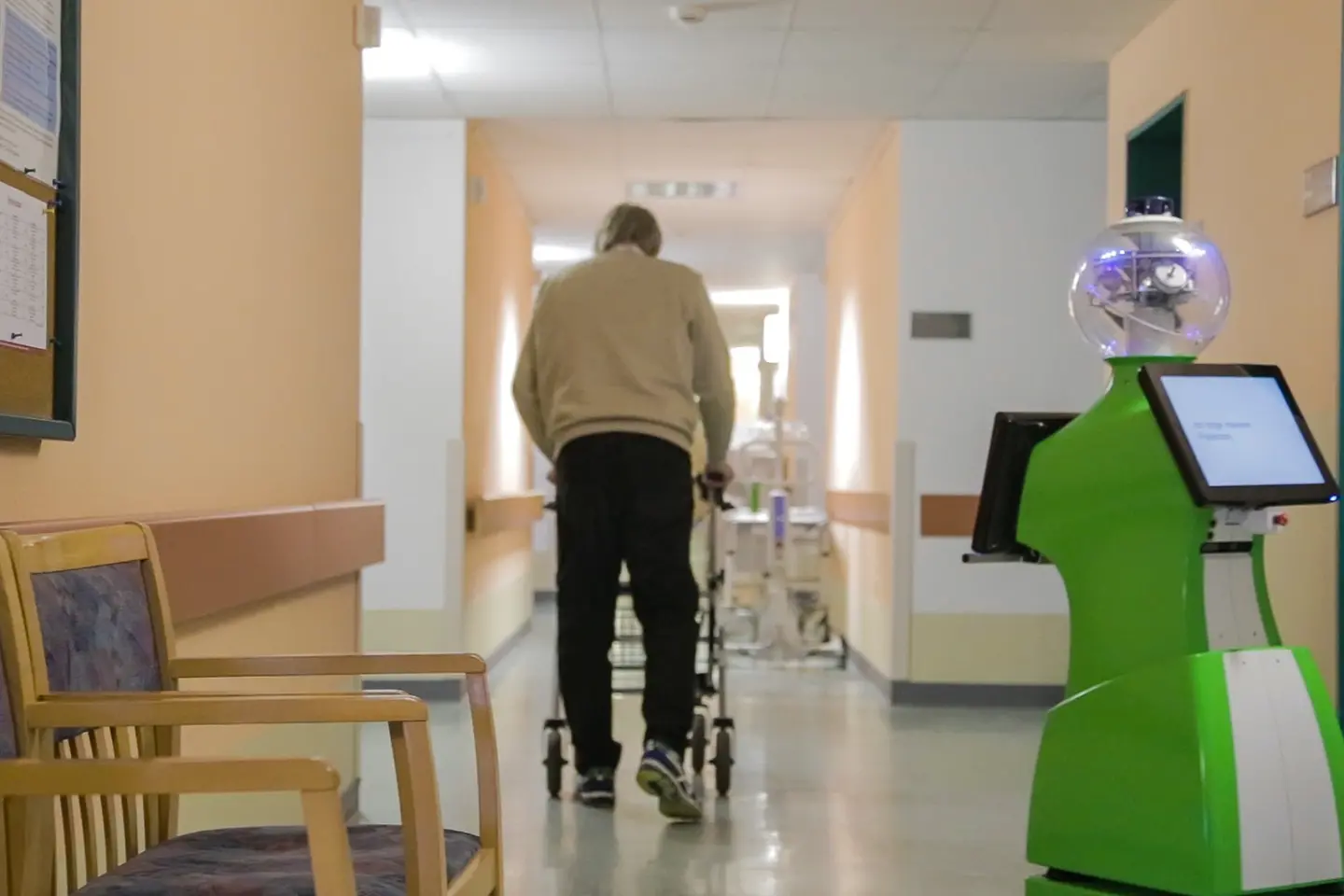 Roreas im Einsatz mit Schlaganfall-Patient