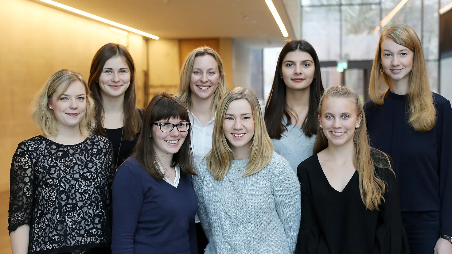 Marie Stephan, Lena Heling, Vivian Hackenberg, Laura Koch, Franziska Haase, Sophia Schaller, Hannah Reith, Paula Winkler