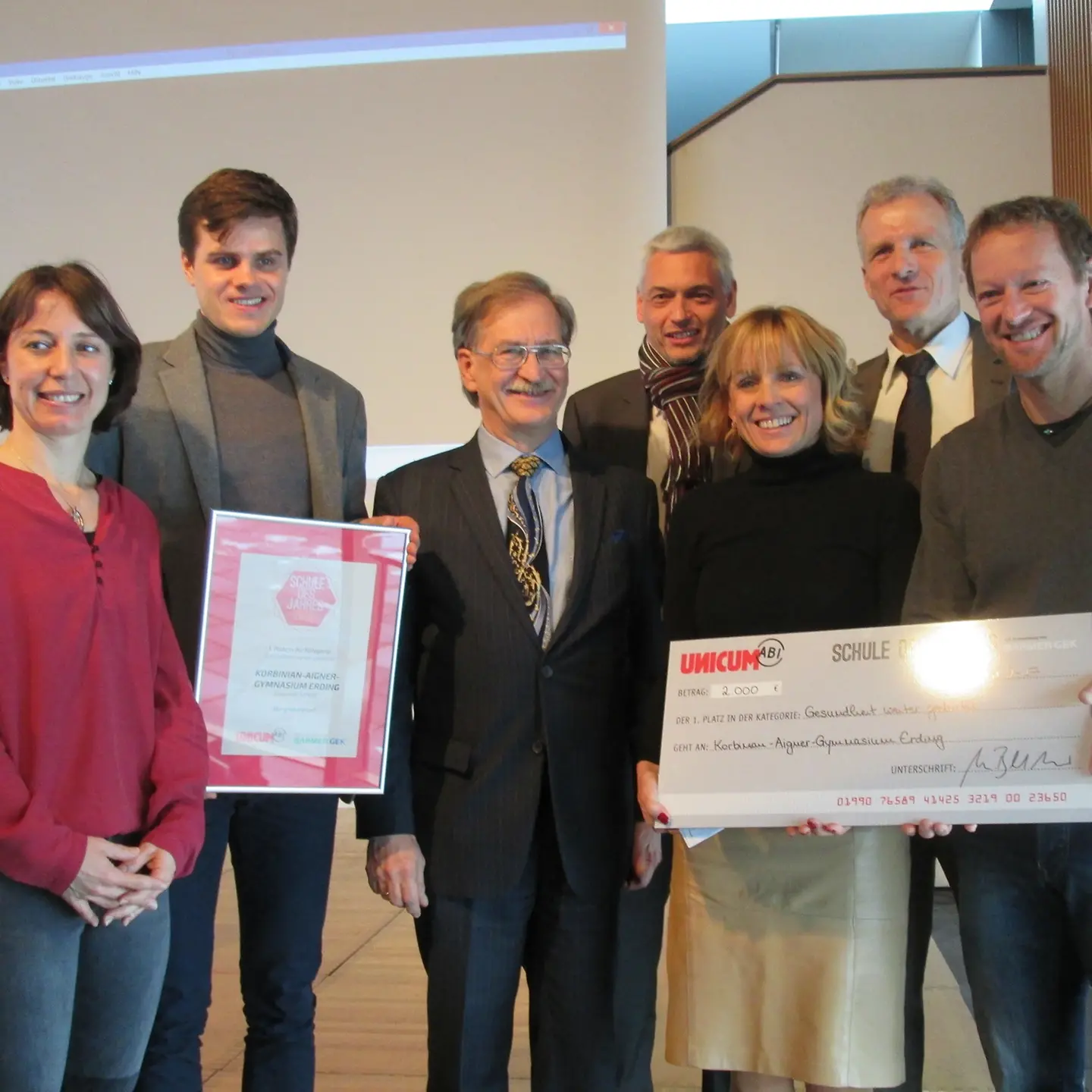 Preisverleihung Schule des Jahres 2016