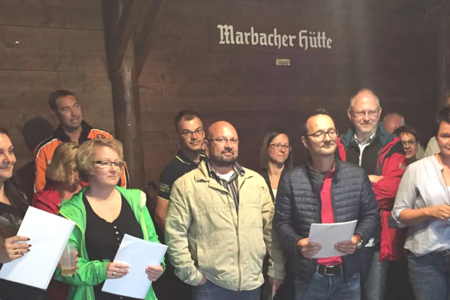 Gruppenbild mit Jubilaren