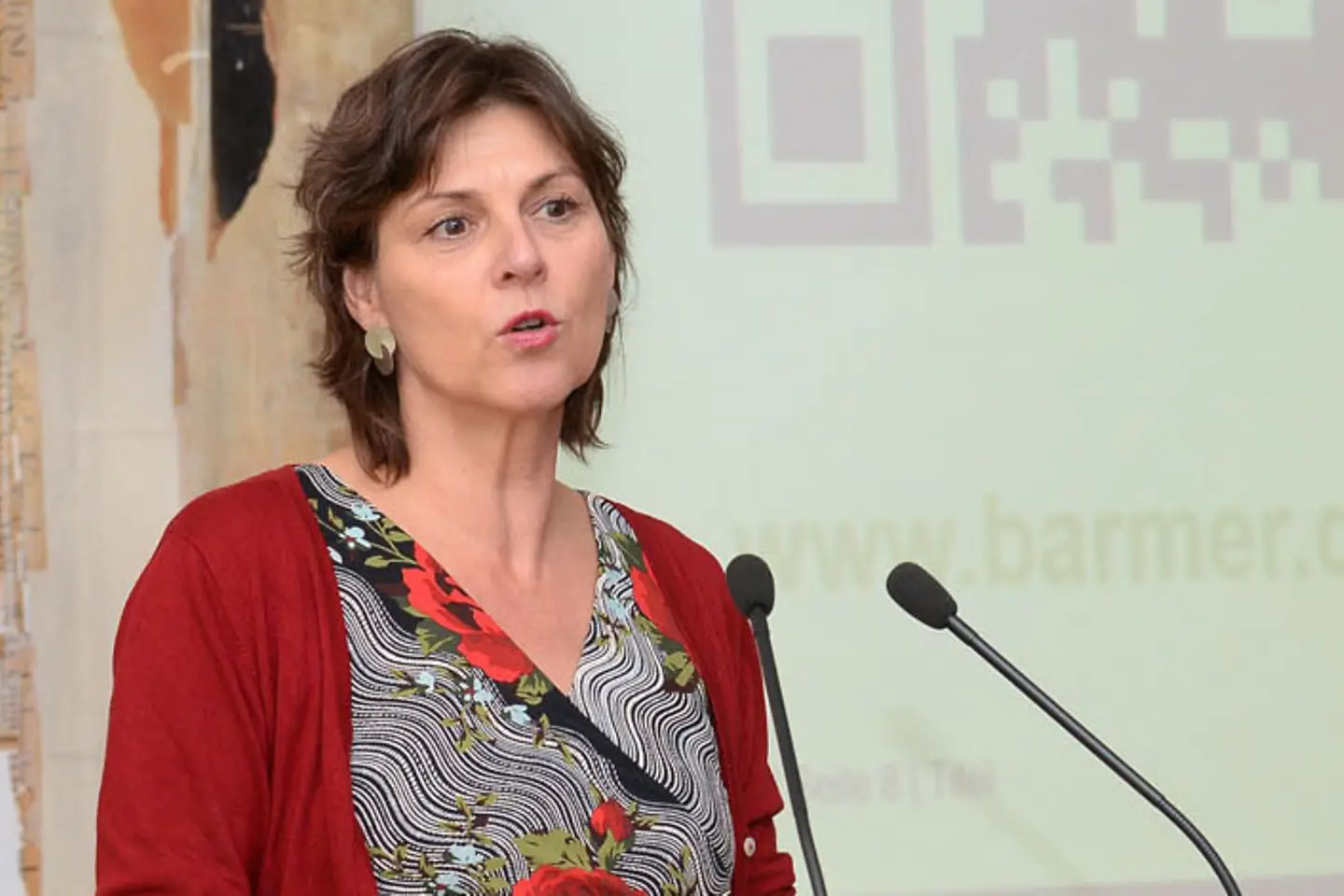 Staatssekretärin Anne Janz am Rednerpult