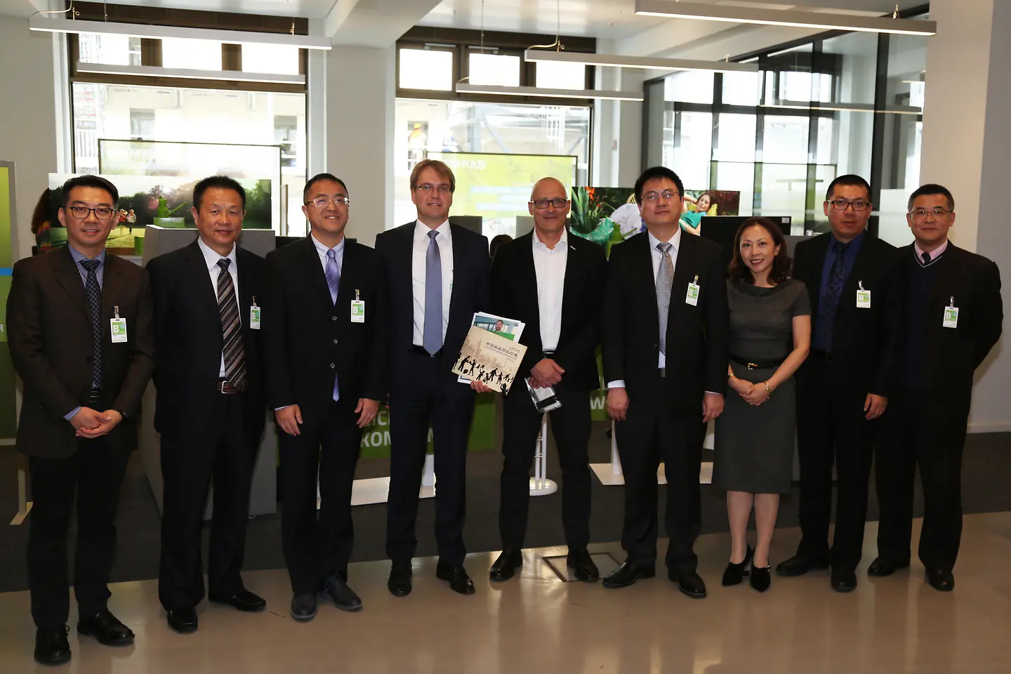 Delegation aus Shanghai zu Besuch bei der Barmer