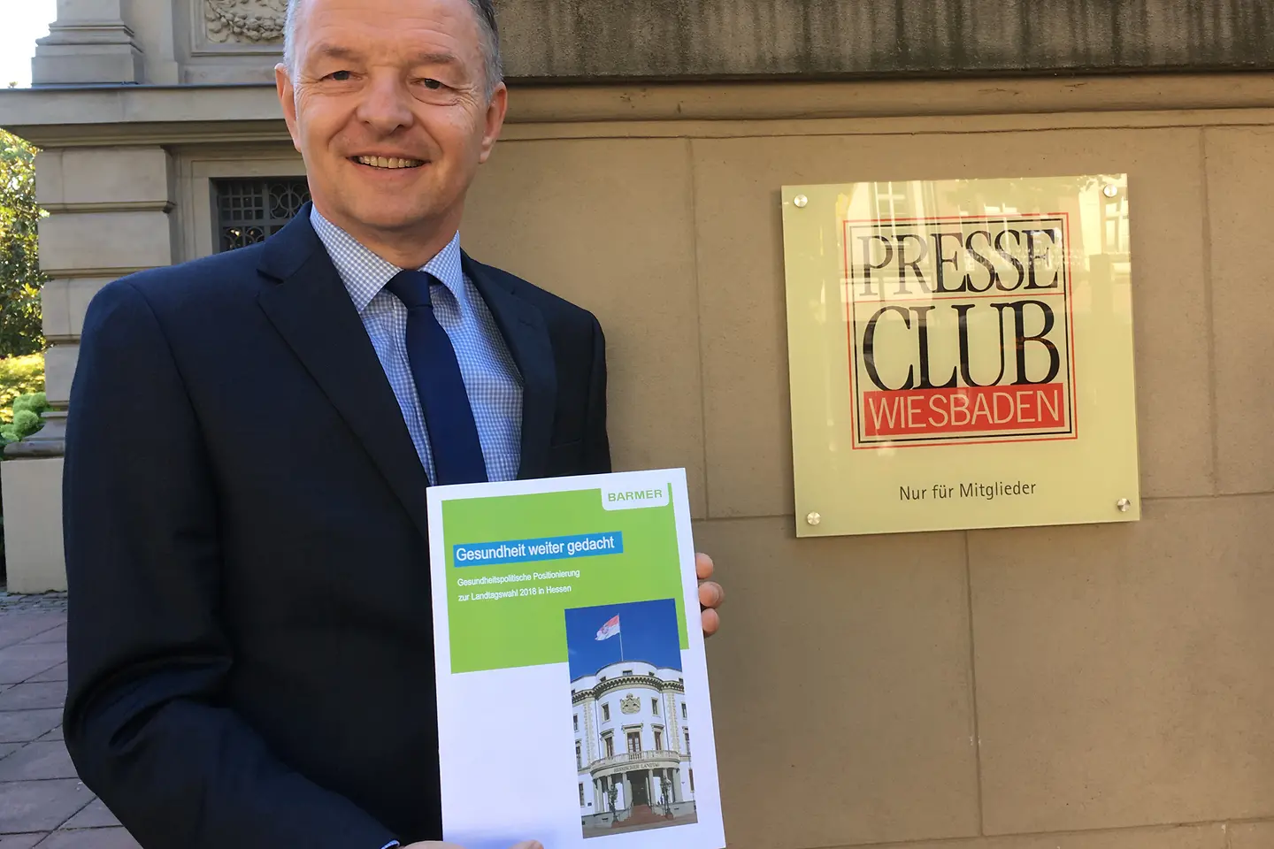 Norbert Sudhoff bei der Vorstellung der Gesundheitspolitischen Positionen