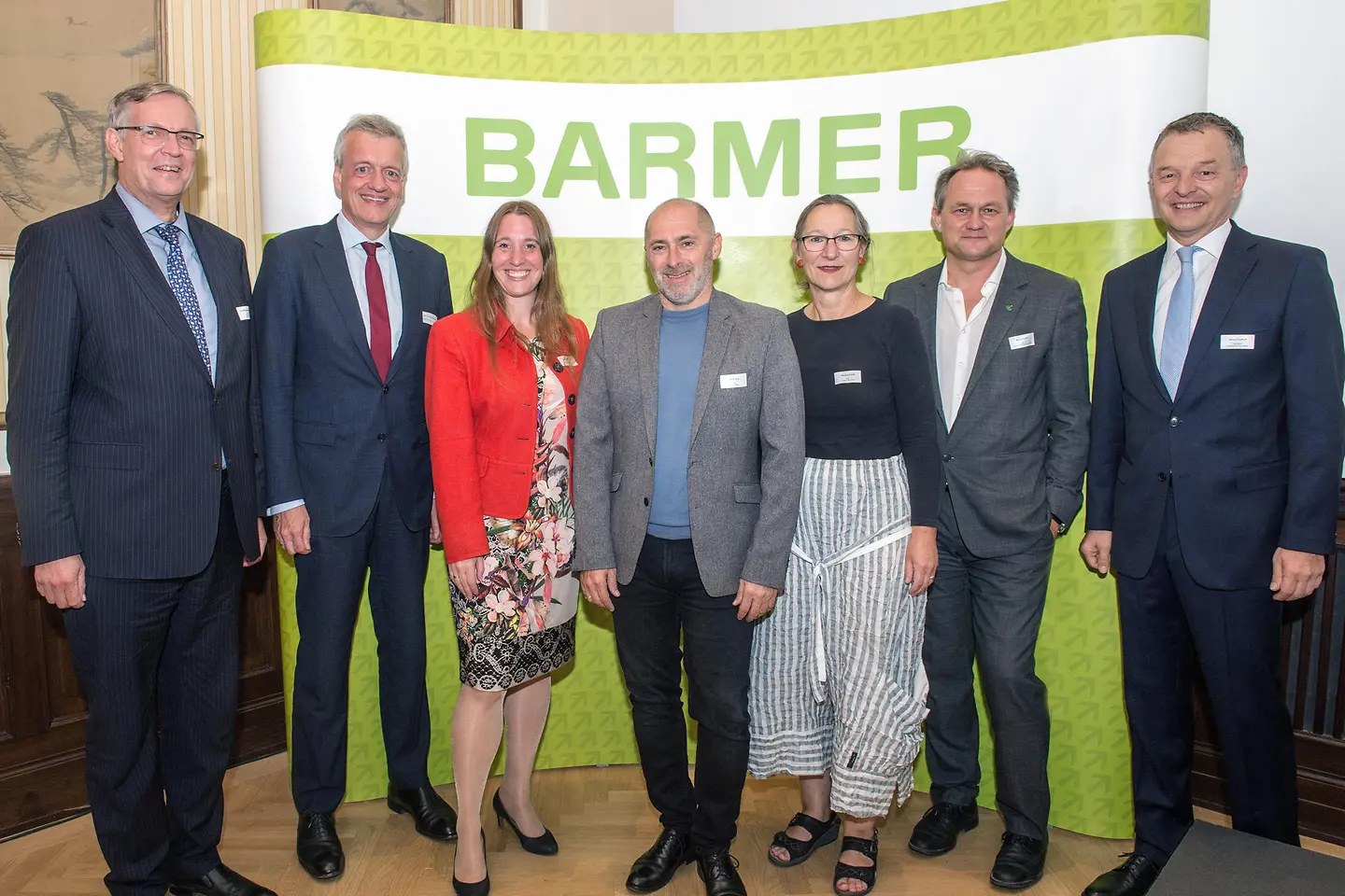 Gruppenbild: Dr. Bartelt, Prof. Dr. Gerlach, Dr. Sommer, René Rock, Marjana Schott, Markus Bocklet, Norbert Sudhoff