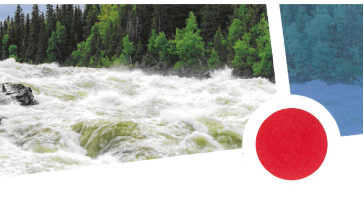 Ausschnitt Grünstrom-Zertifikat: Wasserfall in Schweden