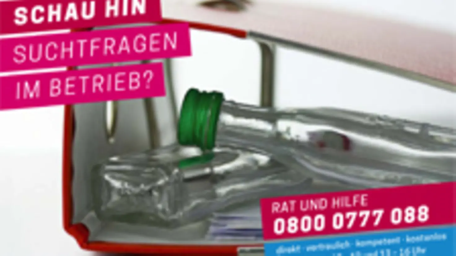 Hotline Suchtfragen im Betrieb