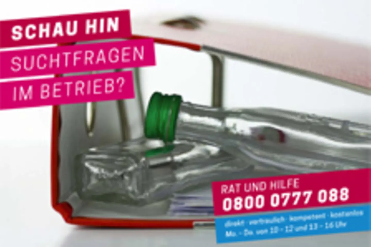 Hotline Suchtfragen im Betrieb
