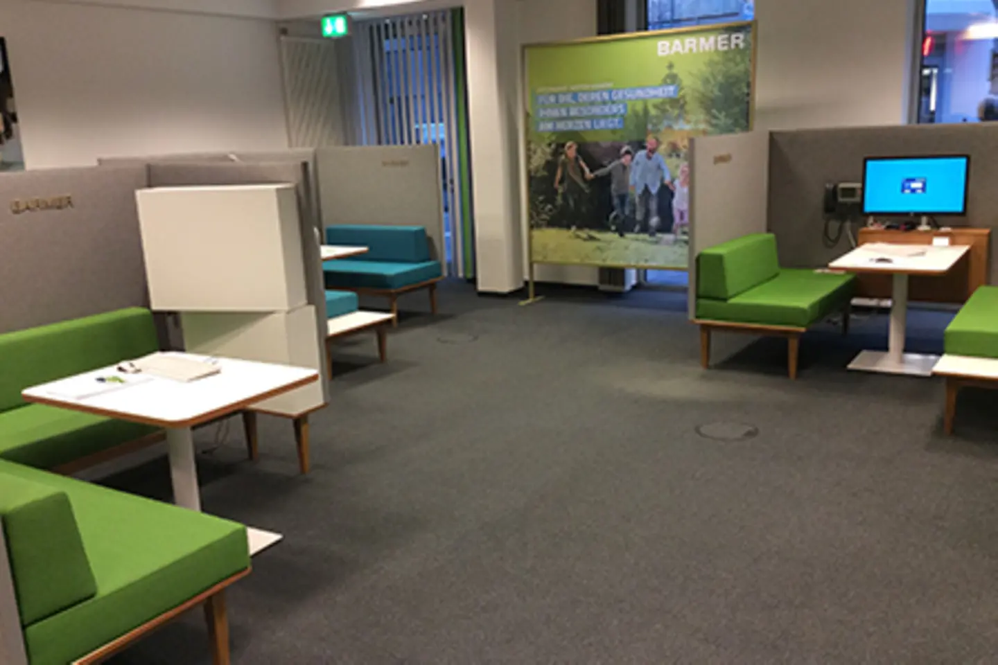 Beratungszone in Barmer-Filiale