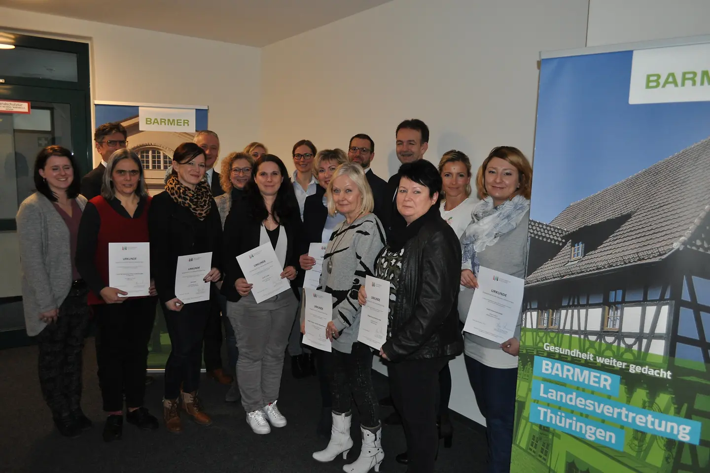 Gruppenfoto Thüringer UnternehmerInnen. Foto: Patrick Krug