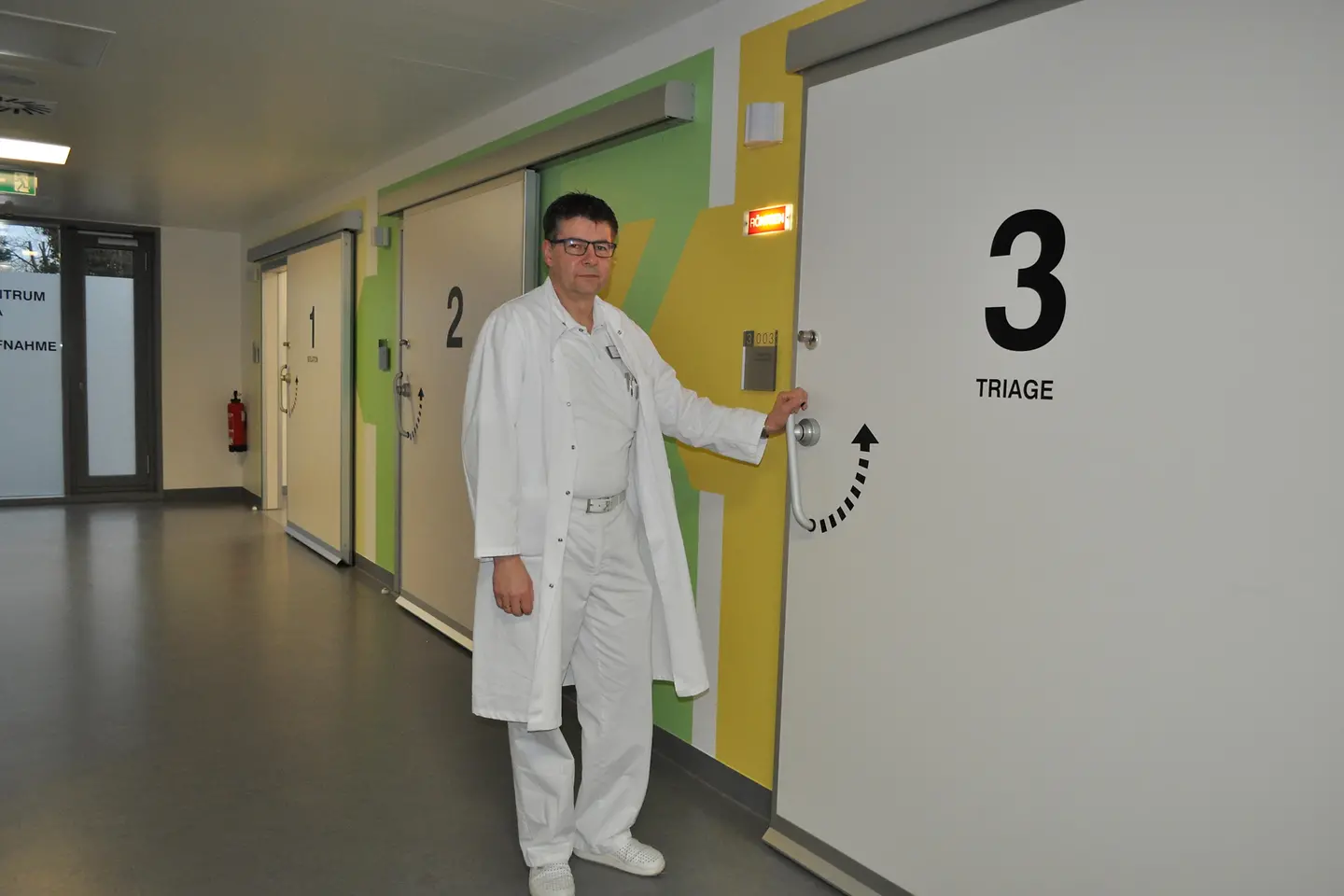 Oberarzt Axel Pleßmann leitet die Portalpraxen der DRK-Kliniken in Nordthüringen. Foto: Robert Büssow