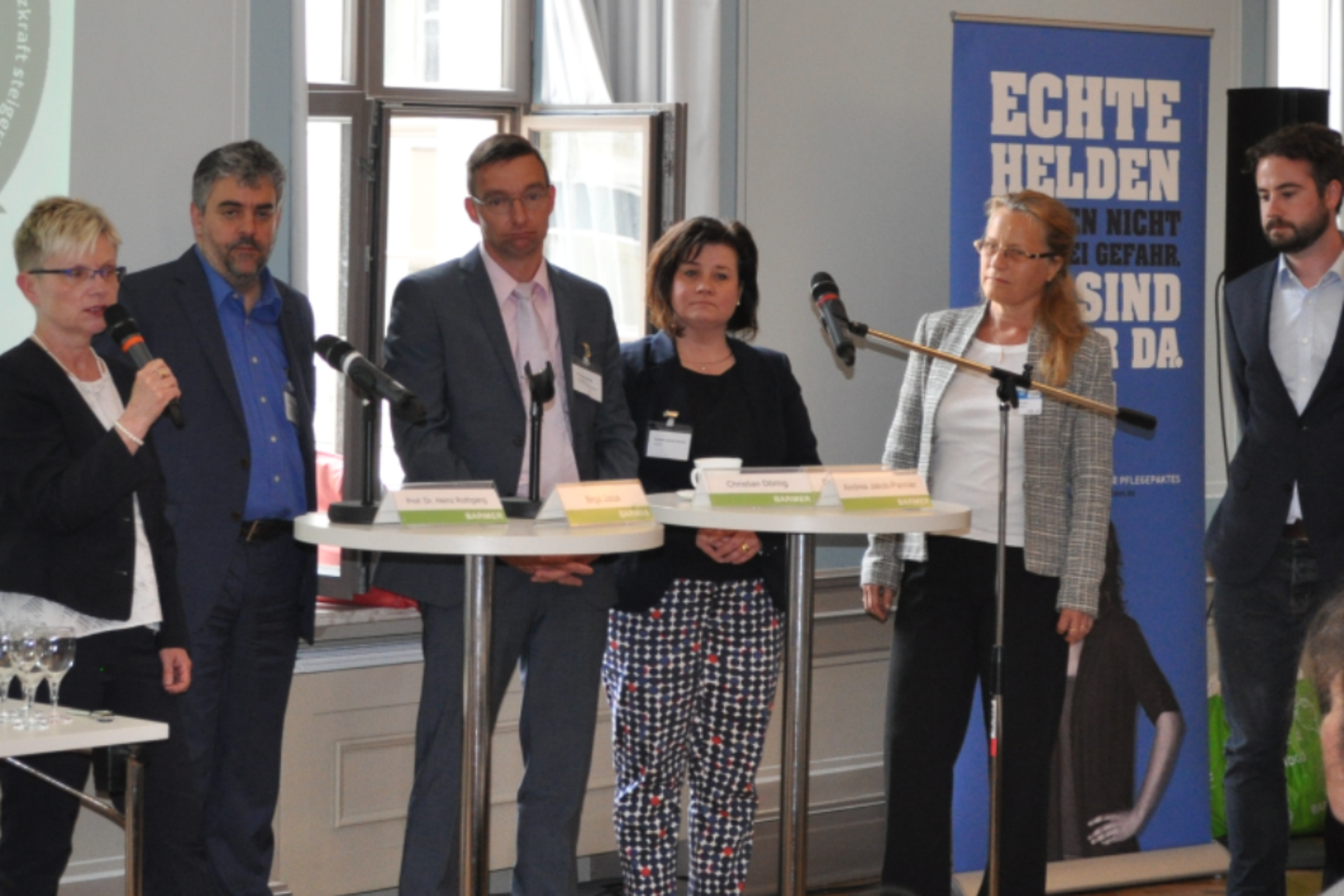 Gruppenfoto Podiumsdiskussion