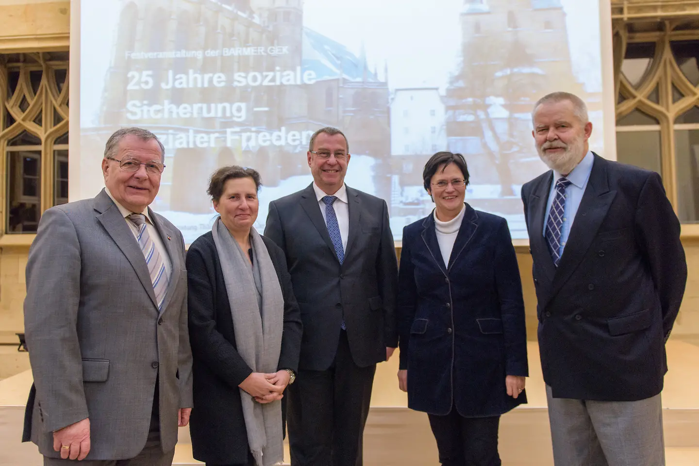 Gruppenbild ehemaliger Gesundheitsminister von Thüringen