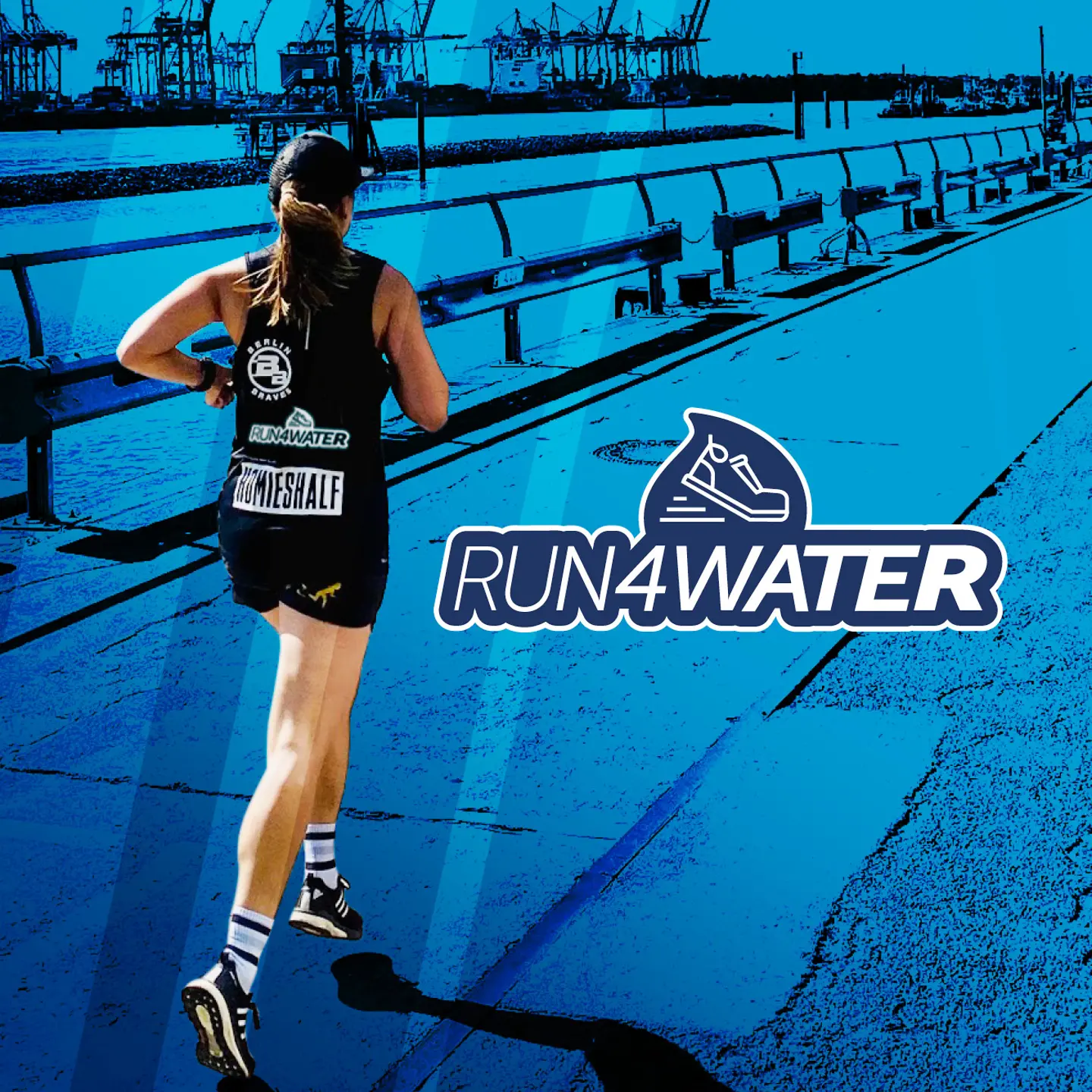 Eine Joggerin beim Run4WATER. Foto: Ananda Rieber/Viva con Agua