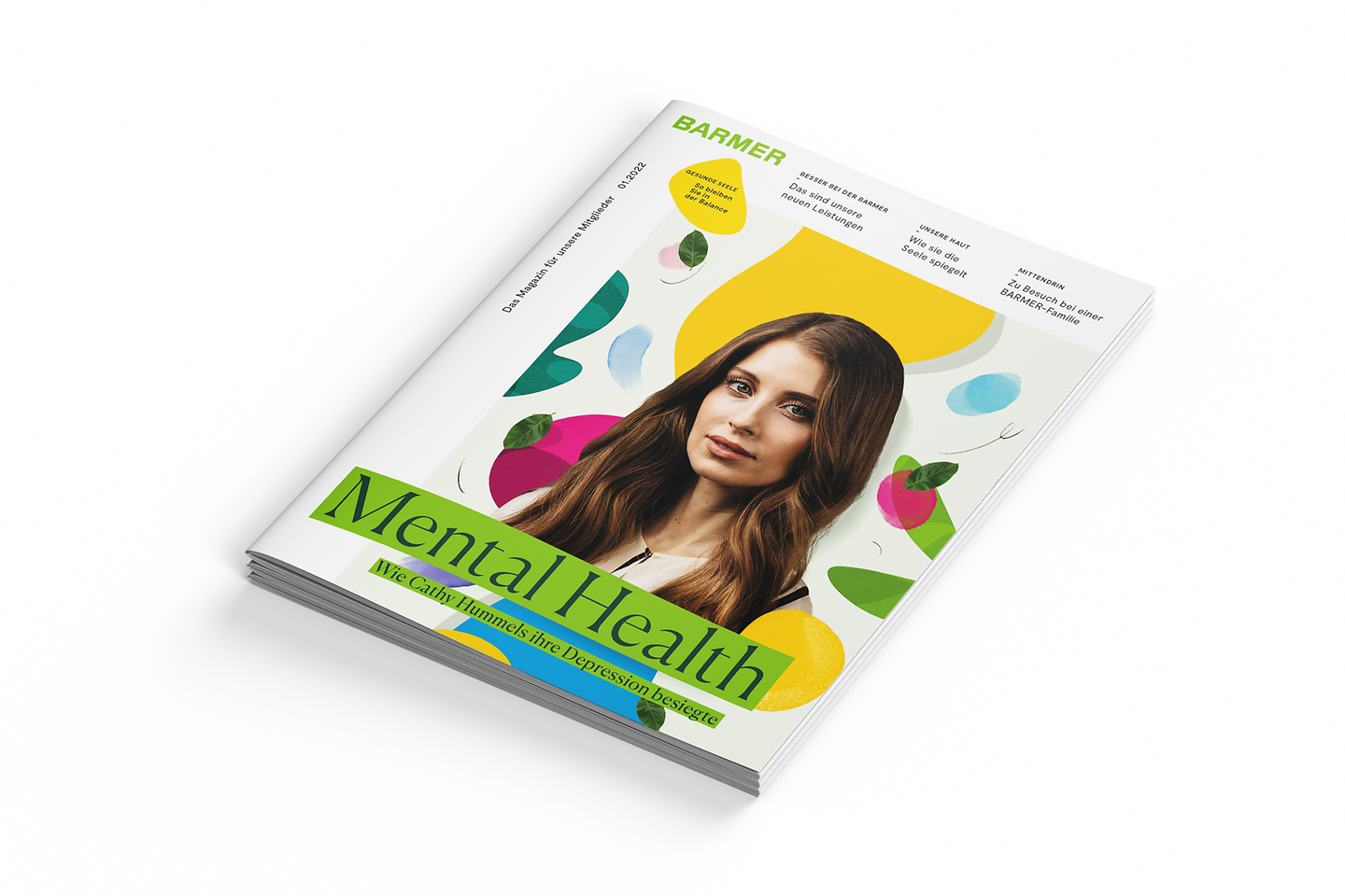 Cover BARMER-Mitgliedermagazin Juni 2022