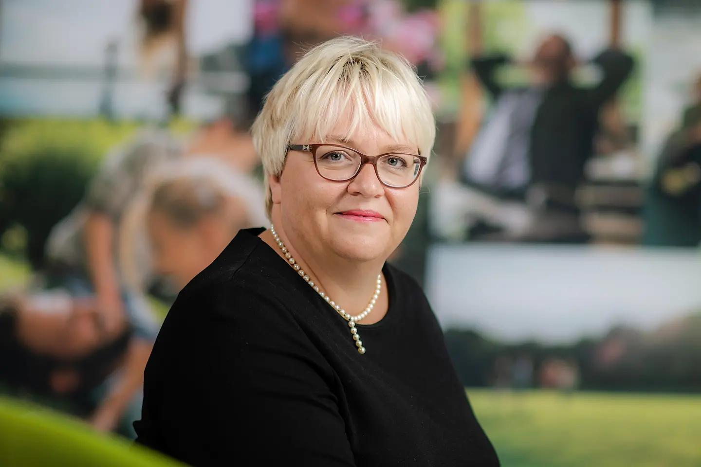 Portrait von der stellvertretenden Vorstandsvorsitzenden Simone Schwering