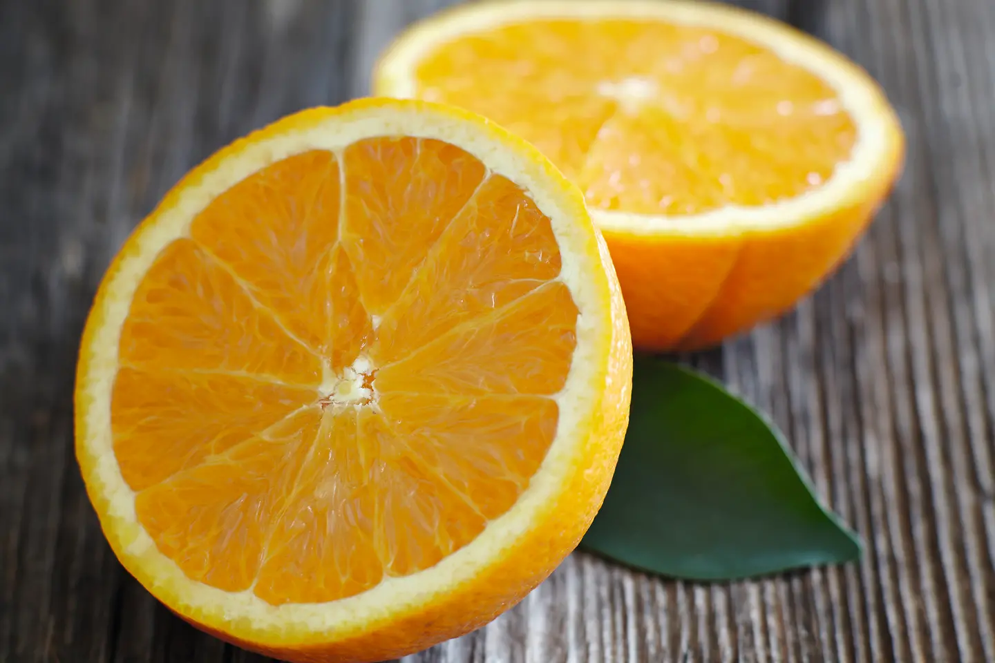 Aufgeschnittene Orange